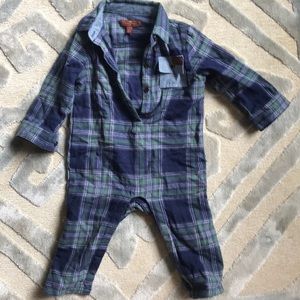 Only worn once! 7 for all Mankind boys jumpsuit!